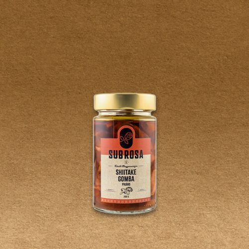 Shiitake gomba pikáns olajban 200g