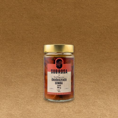 Ördögszekér gomba pikáns olajban 200g